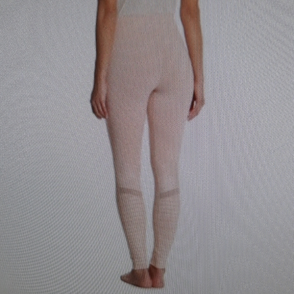 Alo Yoga High Waist Moto Leggings Pink Lavender Ribbed Mesh Panel Pants XS - Picture 3 of 15